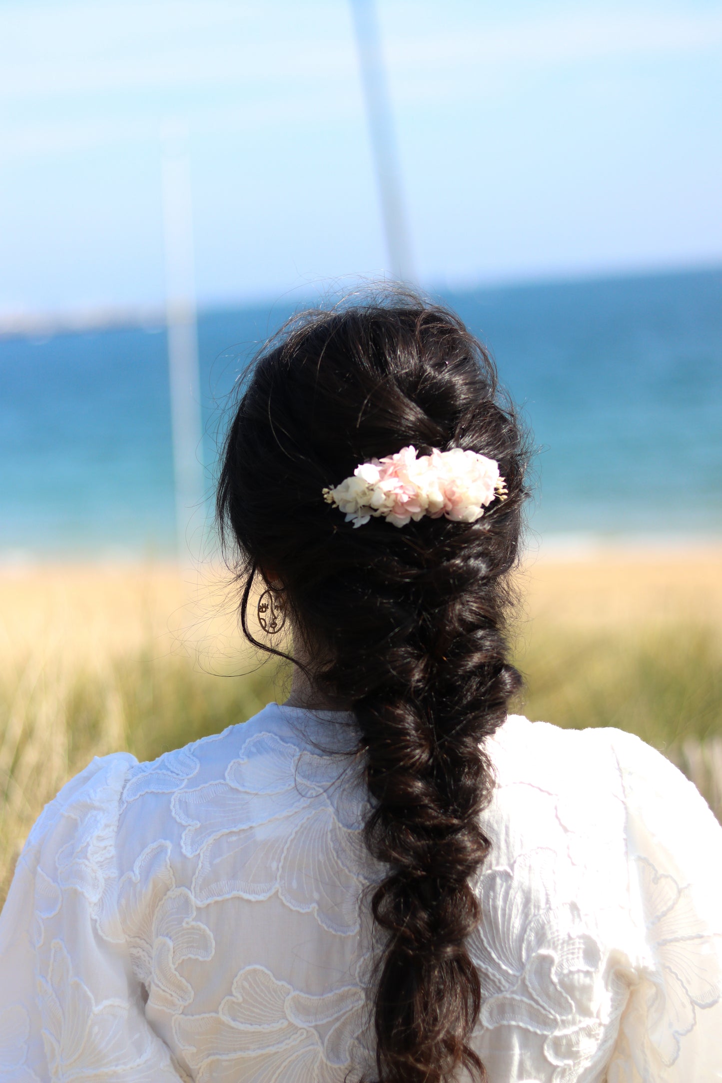 ALARA - PEIGNE EN FLEURS STABILISÉES - BIJOUX DE CHEVEUX BY JULŸ