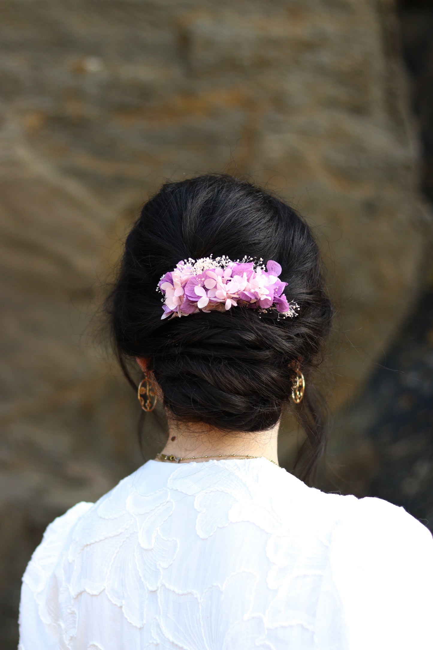 LOEVA - PEIGNE DE FLEURS - BIJOUX DE CHEVEUX BY JULŸ