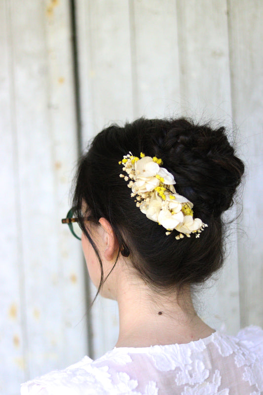 ANNA- PEIGNE EN FLEUR STABILISÉES - BIJOUX DE CHEVEUX BY JULŸ