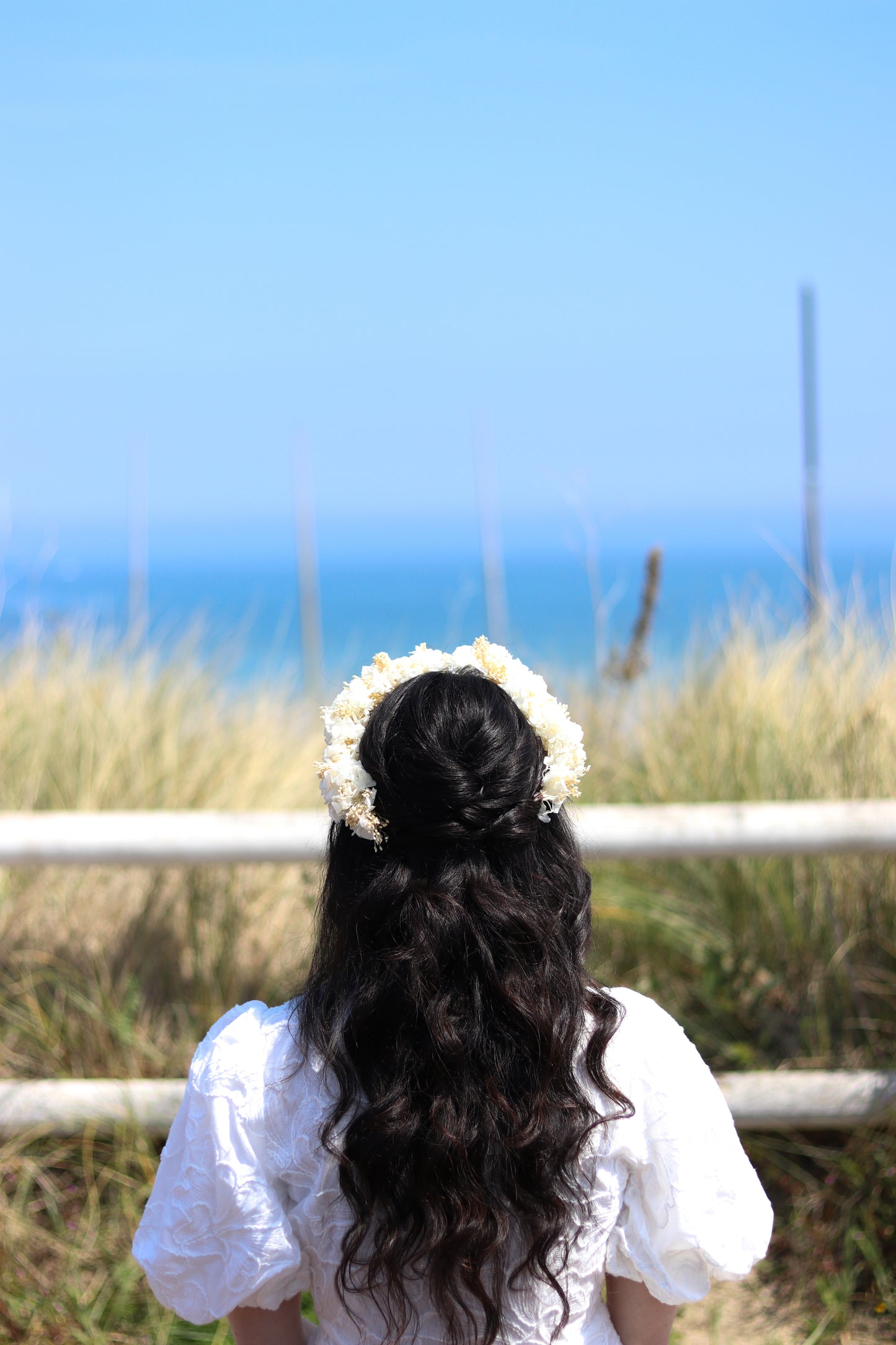 AMA - COURONNE DE FLEURS  - BIJOUX DE CHEVEUX BY JULŸ