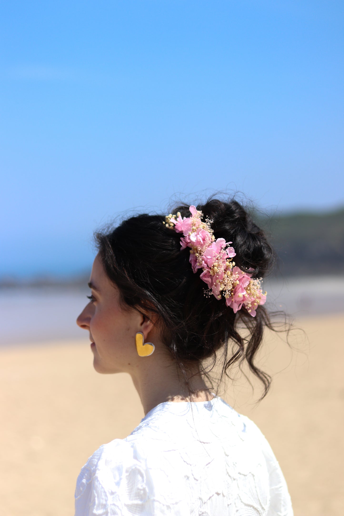 ERELL - DEMI COURONNE DE FLEURS - BIJOUX DE CHEVEUX BY JULŸ