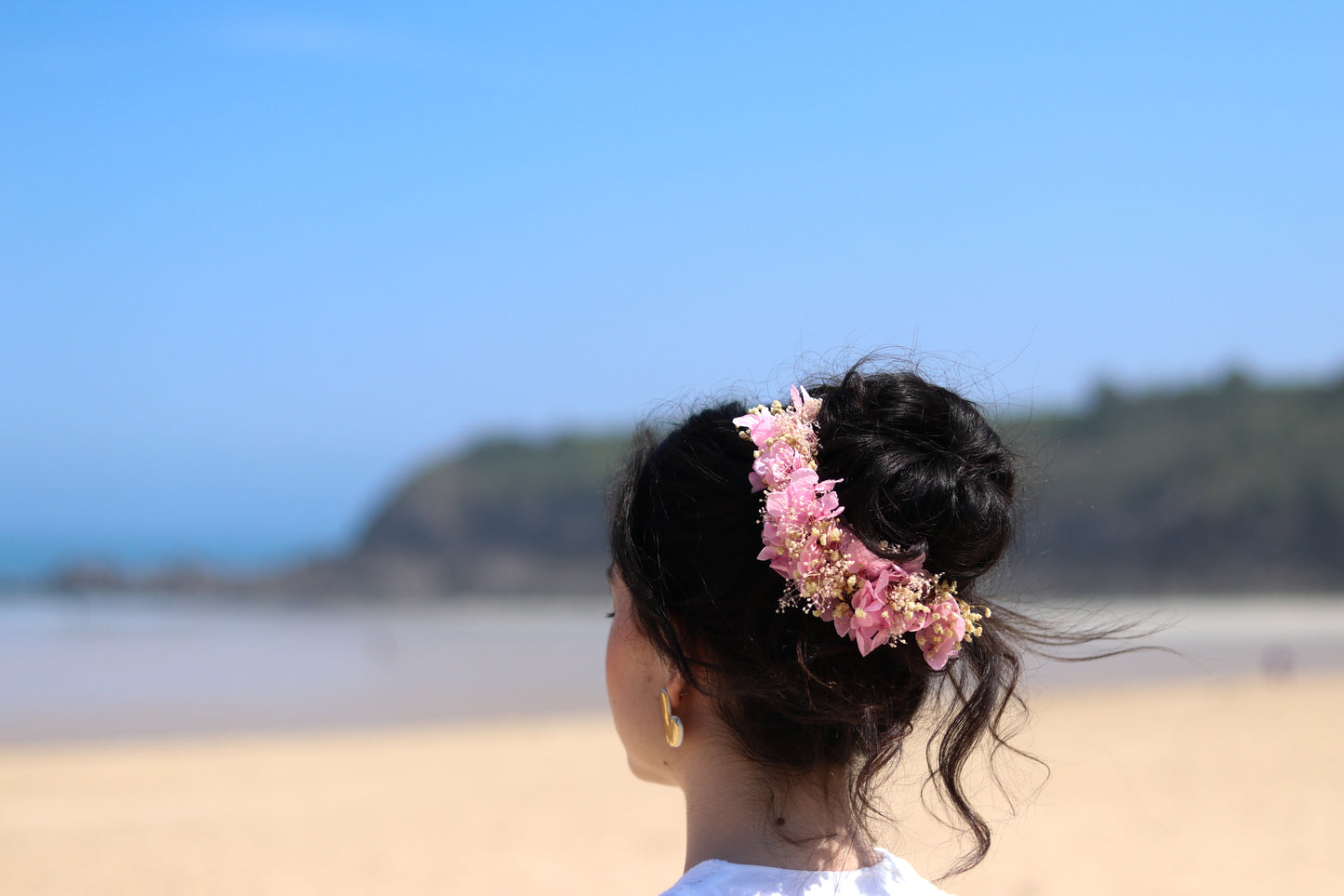 ERELL - DEMI COURONNE DE FLEURS - BIJOUX DE CHEVEUX BY JULŸ